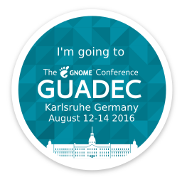 Going to GUADEC